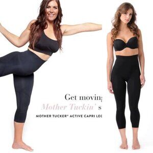 Mother Tucker Postpartum Shapewear Capri Leggings Black S